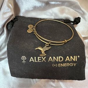 Various Alex + Ani adjustable bangle bracelets